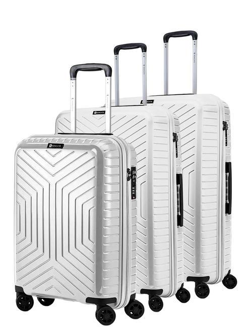 R RONCATO HEXA Set 3 carucioare: cabina + mediu + mare alb - Set trolere