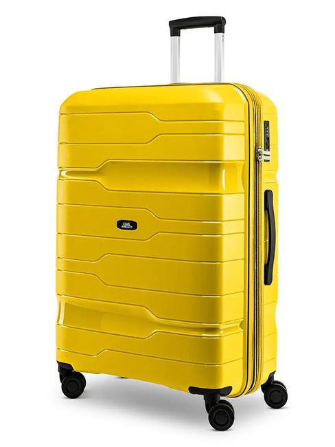 CIAK RONCATO DISCOVERY Troller de dimensiuni mari, extensibil galben - Trolere rigide