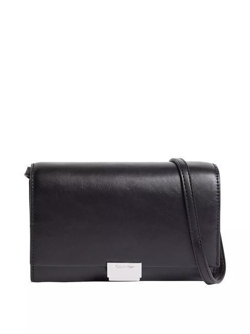CALVIN KLEIN ARCHIVE HARDWARE Mini geanta de umar ck negru - Genți femei