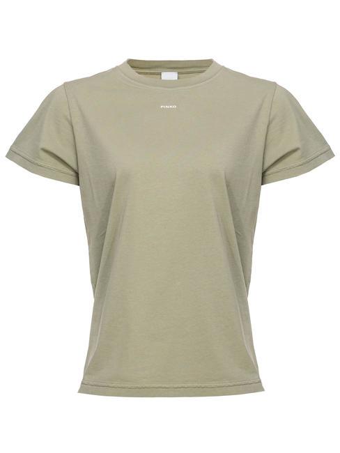 PINKO BASIC Tricou din jerseu vertiver verde - tricou