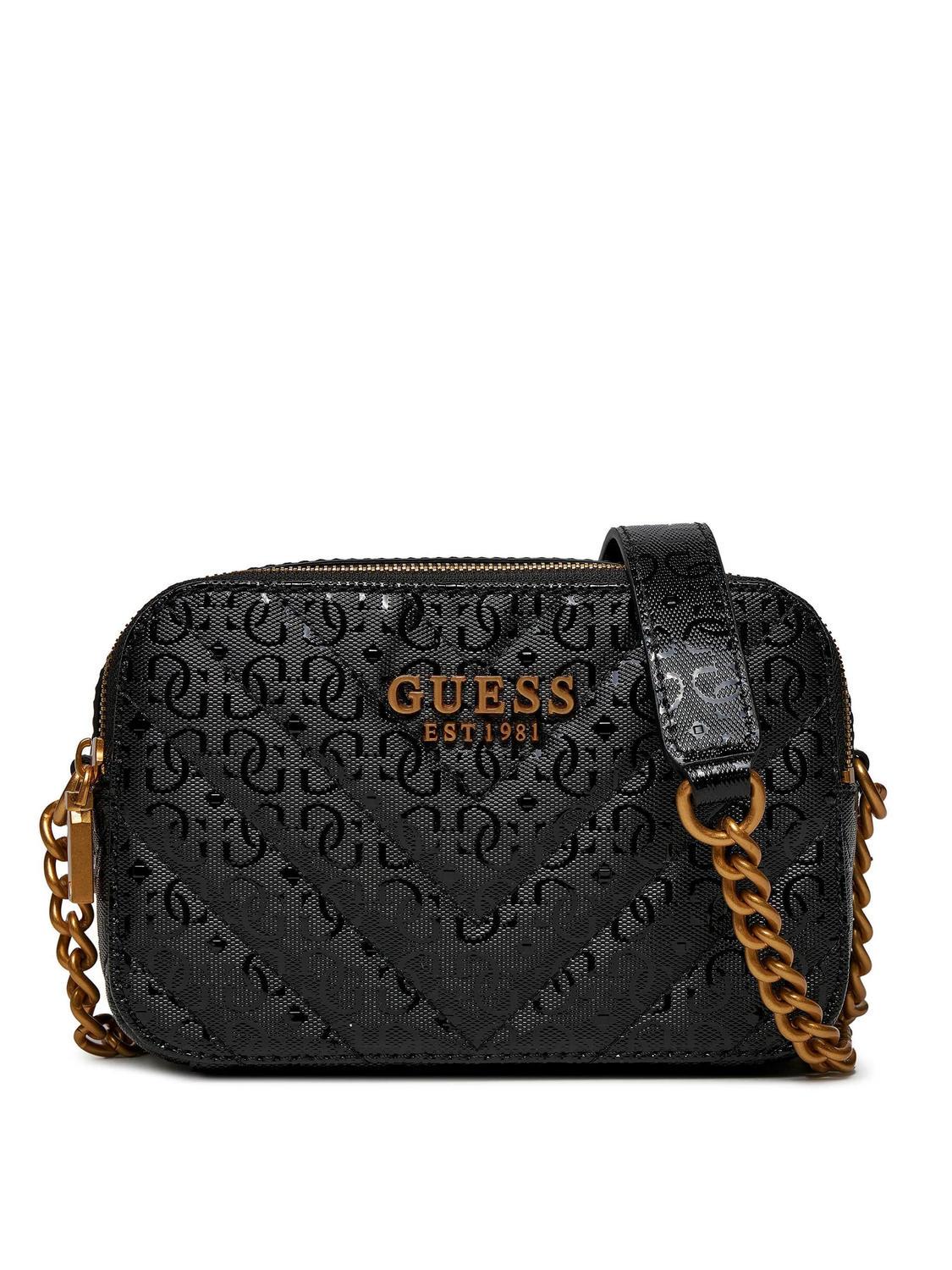 Guess Jania Mini Geanta De Umar Black Cump r La Pre uri De Outlet