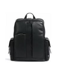 PIQUADRO STEVEN Rucsac din piele pentru laptop de 15,6". - Serviete birou