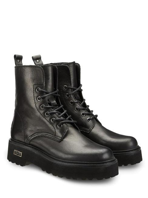 CULT SLASH 1814 Botine amfibii din piele negru - Pantofi femei