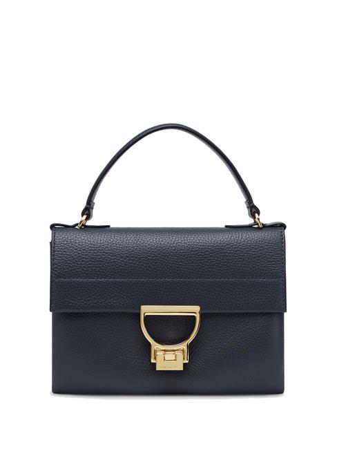 COCCINELLE ARLETTIS Mini geanta din piele texturata albastru miezul nopții - Genți femei