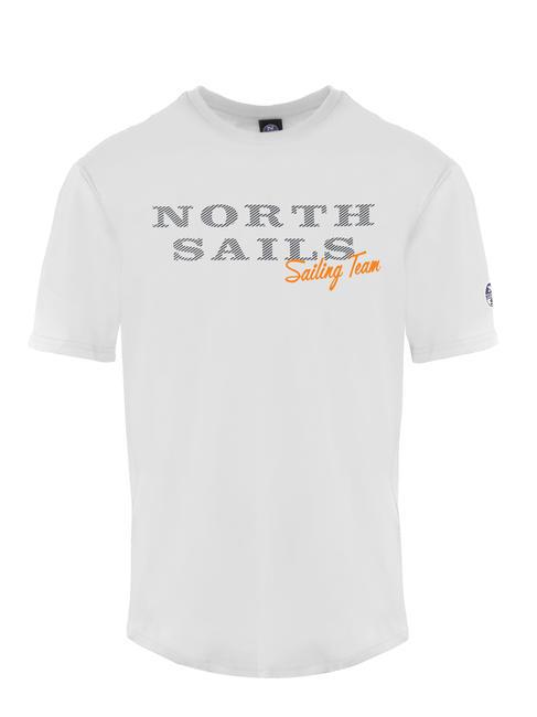 NORTH SAILS SAILING TEAM Tricou din bumbac alb - tricou