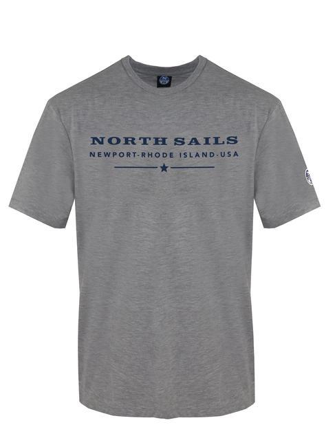 NORTH SAILS NEWPORT - RHODE ISLAND Tricou din bumbac gri - tricou