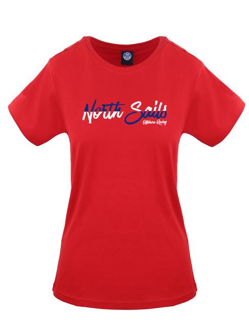NORTH SAILS N|S OFFSHORE RACING Tricou din bumbac roșu - tricou