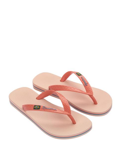 IPANEMA CLAS BRASIL II  Papuci flip-flop bej/portocaliu - Pantofi femei