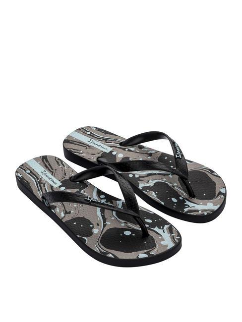 IPANEMA SUMMER III  Papuci flip-flop negru/negru/verde - Pantofi bărbați