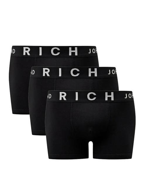 JOHN RICHMOND LONDON TRIPACK Set 3 boxer negru - Slip pentru bărbați