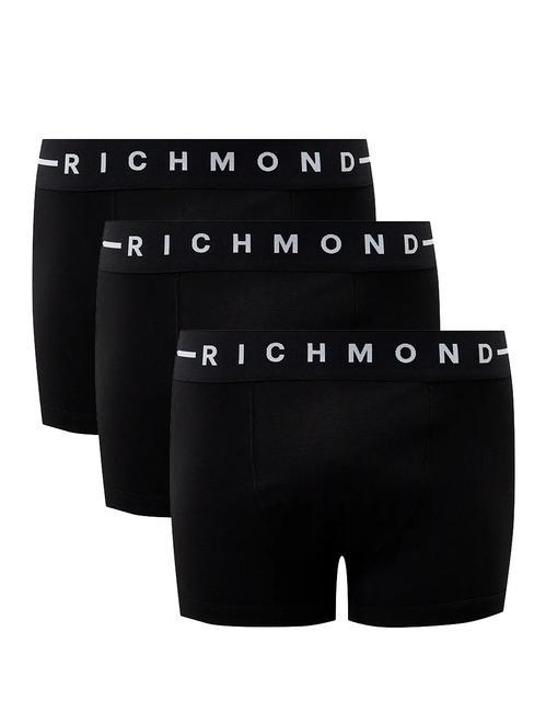 JOHN RICHMOND FLORENCE TRIPACK Set 3 boxer negru - Slip pentru bărbați