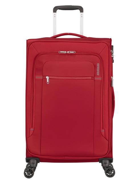 AMERICAN TOURISTER CROSSTRACK Troller mediu 67/24 tsa exp roșu / gri - Trolere semirigide