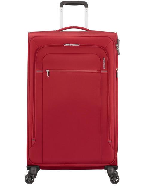 AMERICAN TOURISTER CROSSTRACK Troller mare 79/29 tsa exp roșu / gri - Trolere semirigide