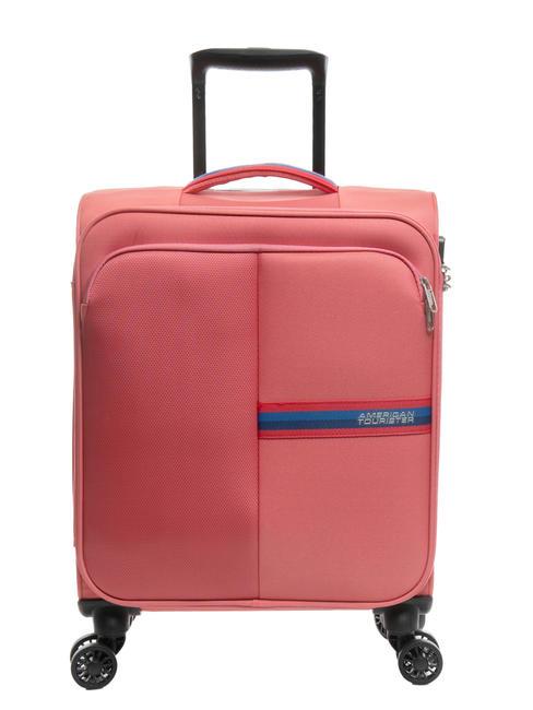 AMERICAN TOURISTER BRIGHT LIFE Cărucior pentru bagaje de mână coral sărutat de soare - Bagaje de mână