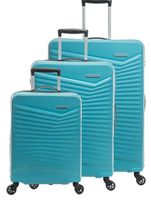 AMERICAN TOURISTER JETDRIVER 2.0 Set 3 carucioare: cabina, mediu, mare aquaturq - Set trolere