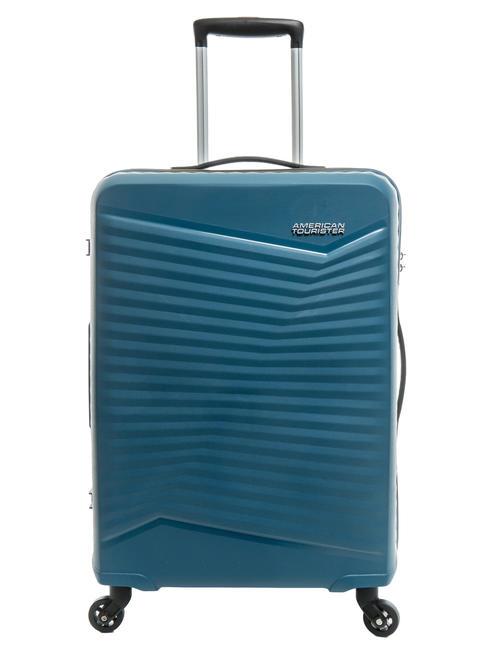 AMERICAN TOURISTER JETDRIVER 2.0 Cărucior de mărime medie verde albastrui - Trolere rigide