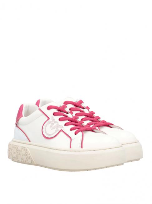 PINKO YOKO Adidași alb/roz pinko - Pantofi femei