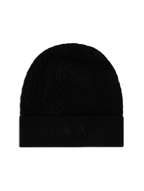 ARMANI EXCHANGE A|X Pălărie cu manșetă negru - Căciuli