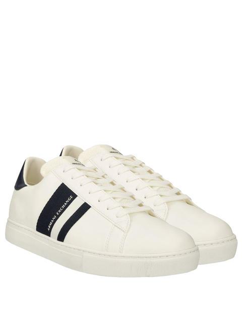 ARMANI EXCHANGE A|X Adidași alb-marin+marin - Pantofi bărbați