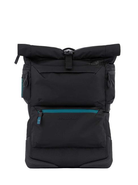 PIQUADRO CORNER 2.0 Rucsac pentru PC de 15,6 inchi, cu husă de ploaie negru - Rucsacuri pentru laptop
