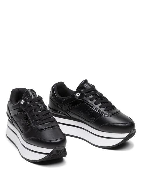 GUESS HANSIN Adidași înalți Negru / negru - Pantofi femei