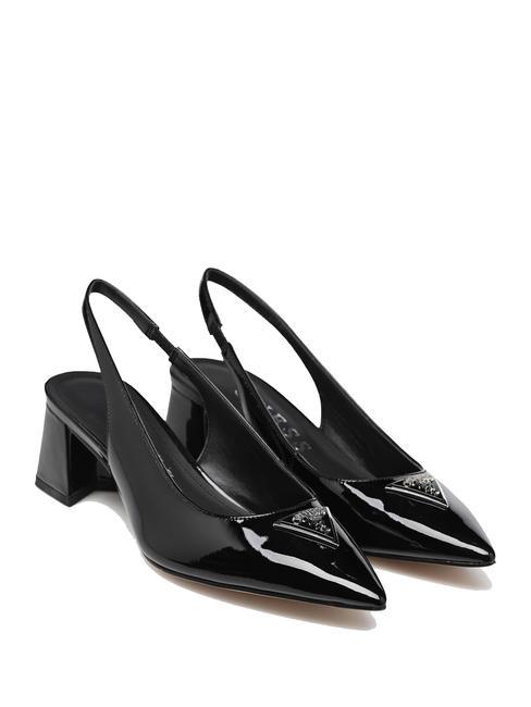 GUESS ZANDA Pompe brevetate slingback BLACK - Pantofi femei