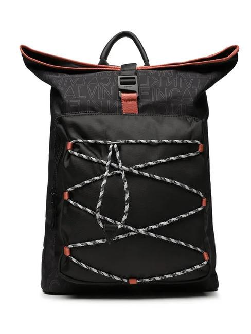 CALVIN KLEIN CK MUST T HIKE MONO Rucsac rulant pentru laptop 13" negru mono sezonier - Rucsacuri pentru laptop