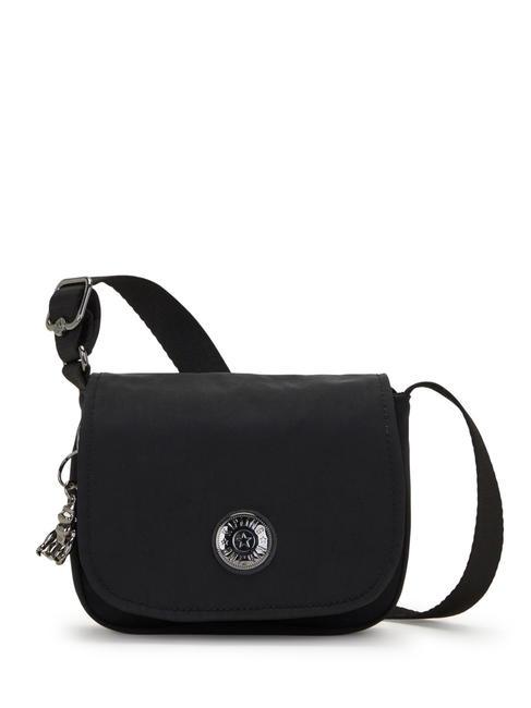 KIPLING LOREEN MINI Mini geantă cu clapă de umăr nesfârşit negru - Genți femei