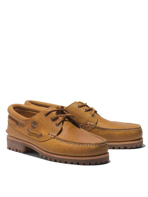 TIMBERLAND AUTHENTIC BOAT 3 EYE Pantofi de barca din piele grâu - Pantofi bărbați