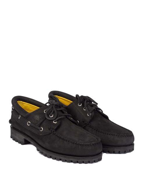 TIMBERLAND AUTHENTIC BOAT  Pantofi de barca din piele BLACK - Pantofi bărbați