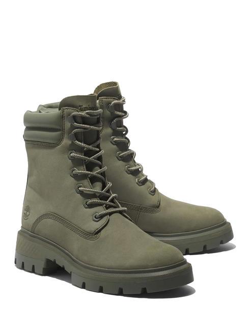 TIMBERLAND CORTINA VALLEY 6 INCH Botine din piele lichen profund grn - Pantofi femei