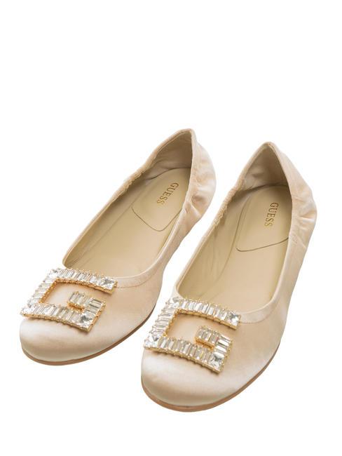 GUESS MICKE2 Aplicatie bijuterie balerina aur - Pantofi femei