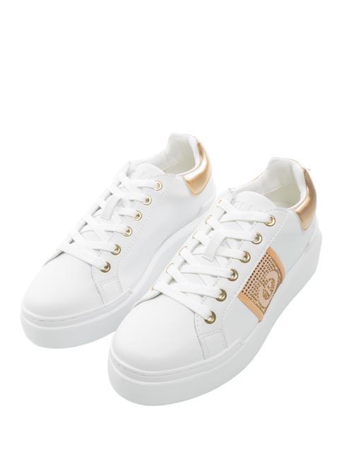 POLLINI DIAMOND CARRIE Adidași alb/cupru - Pantofi femei
