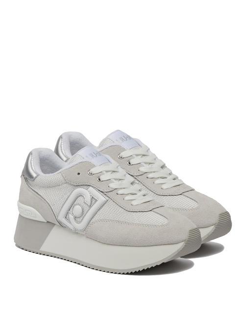 LIUJO DREAMY 02 Adidași cu platformă alb/argintiu - Pantofi femei