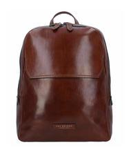 THE BRIDGE WILLIAMSBURG Rucsac din piele pentru laptop de 15,6". - Rucsacuri pentru laptop