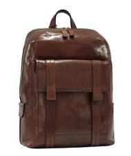THE BRIDGE VACCHERECCIA Rucsac din piele pentru laptop de 14". - Rucsacuri pentru laptop