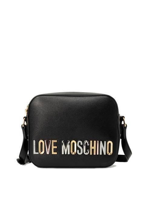 LOVE MOSCHINO BOLD LOVE LETTERING Geanta de umar pentru camera negru - Genți femei