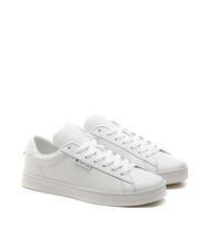 TOMMY HILFIGER TJ LOW CUPSOLE LOW Tenisi din piele ecru - Pantofi bărbați - 1