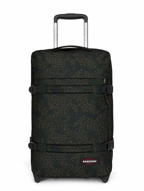 EASTPAK TRANSIT'R S Troller pentru bagaje de mână leopard funky - Bagaje de mână