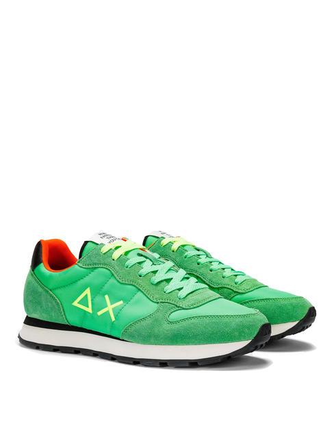 SUN68 TOM SOLID Adidași verde fluorescent - Pantofi bărbați