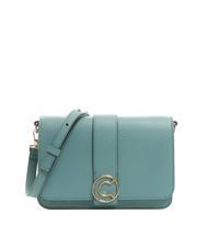 COCCINELLE TULIP Geanta de umar din piele ciocanita acva - Genți femei - 1