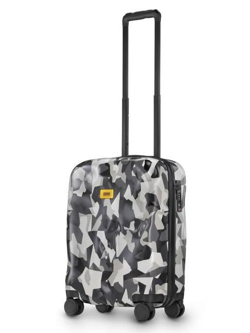 CRASH BAGGAGE ICON PATTERN Cărucior pentru bagaje de mână camo gri - Bagaje de mână