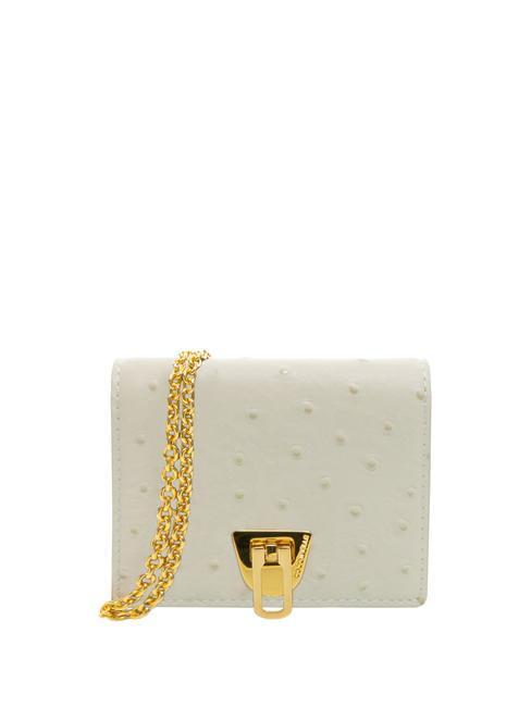 COCCINELLE BEAT OSTRICH Micro geanta din piele de strut dud - Genți femei