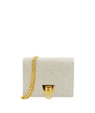 COCCINELLE BEAT OSTRICH Micro geanta din piele de strut - Genți femei