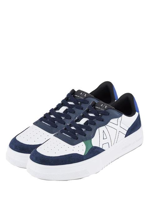 ARMANI EXCHANGE A|X Adidași bleumarin+albastru - Pantofi bărbați