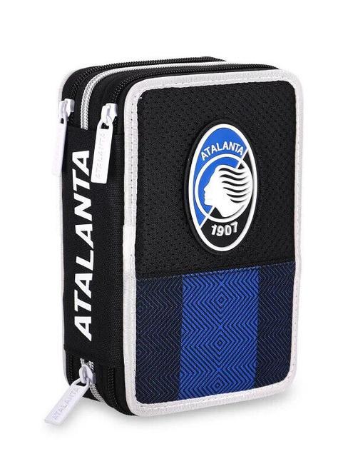 ATALANTA 1907 Trusa cu 3 fermoare cu trusa școlară negru - Penare și accesorii