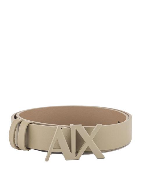 ARMANI EXCHANGE CINTURA in Pelle Catarama cu logo stagiu - Curele