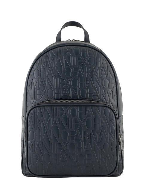 ARMANI EXCHANGE LOGO ALL OVER Rucsac pentru laptop 15,6" albastru marin - Rucsacuri pentru laptop