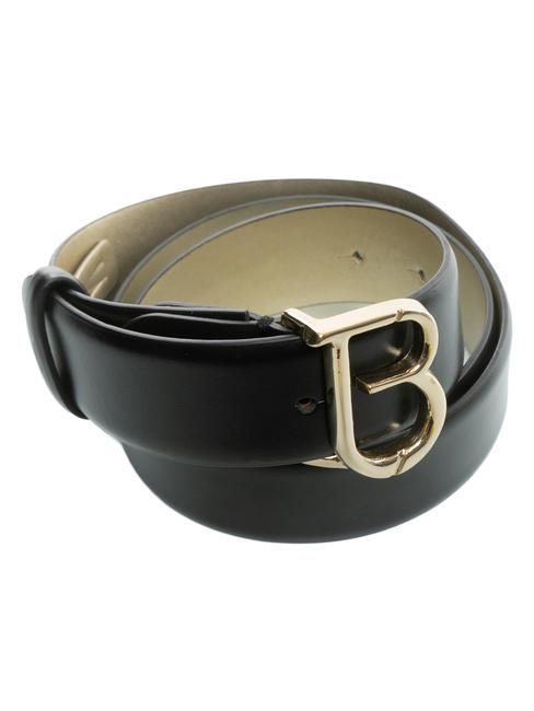 TOSCA BLU LEATHER Curea de piele negru - Curele