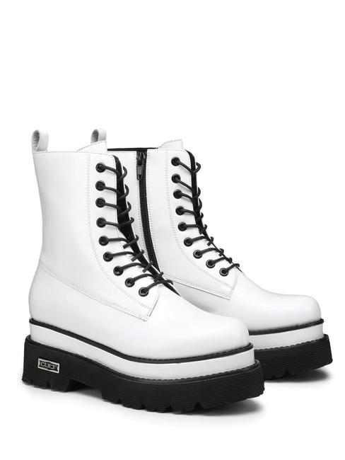 CULT GRETA 3236 Platformă Stvali ahfibi alb - Pantofi femei